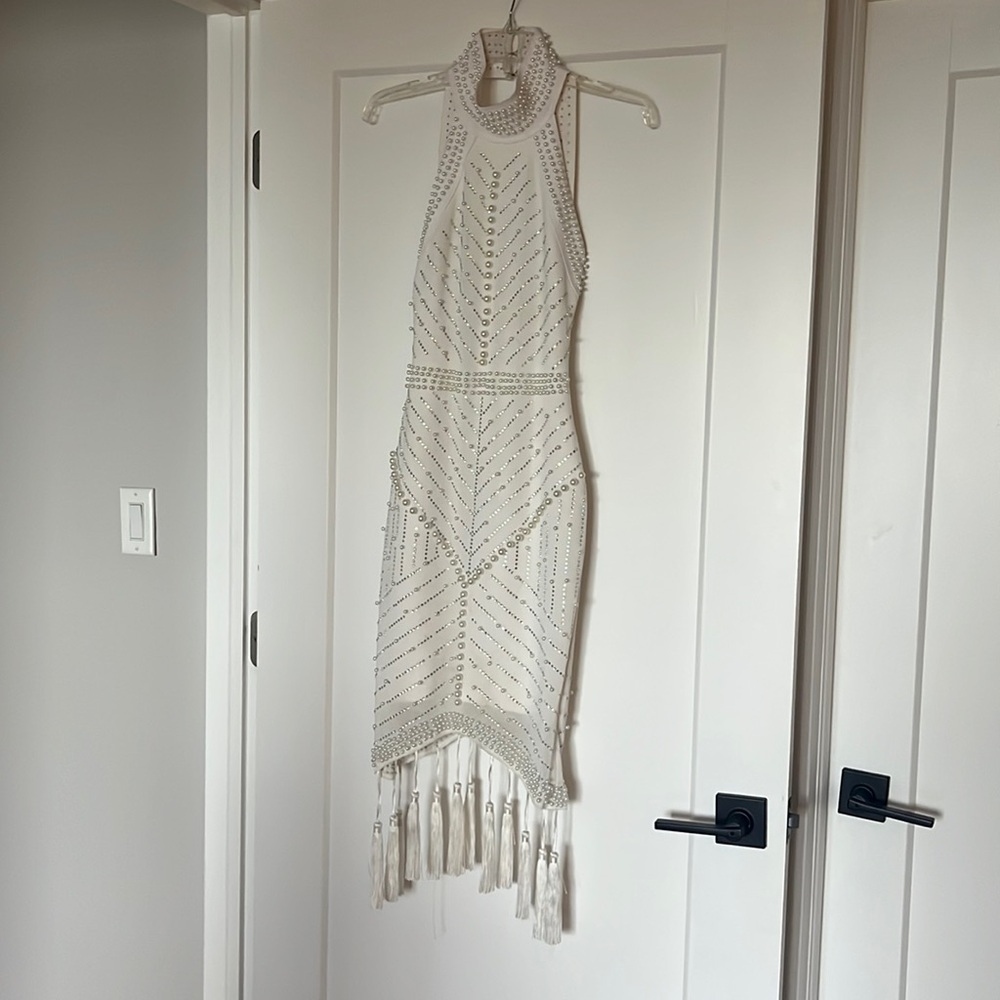 White Pearl iridescent dress